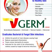 Flyer of VGerm Cream made by Wantura Laboratories