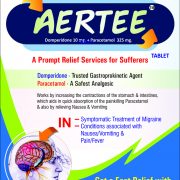 Flyer of Aertee Tablets made by Wantura Laboratories